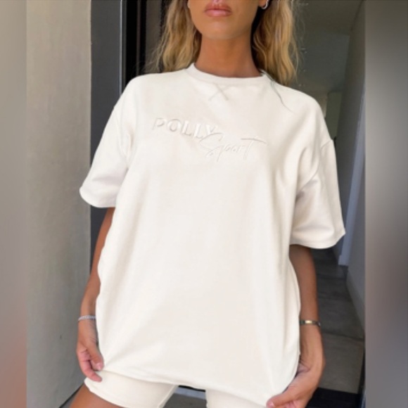 Oh Polly Tops - 💕 Oh Polly Sport Logo Oversized Top 💕